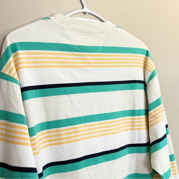 Tommy Hilfiger Pastel Striped Long Sleeve Cotton Loose Fit Shirt - Medium EUC - Picture 12 of 14